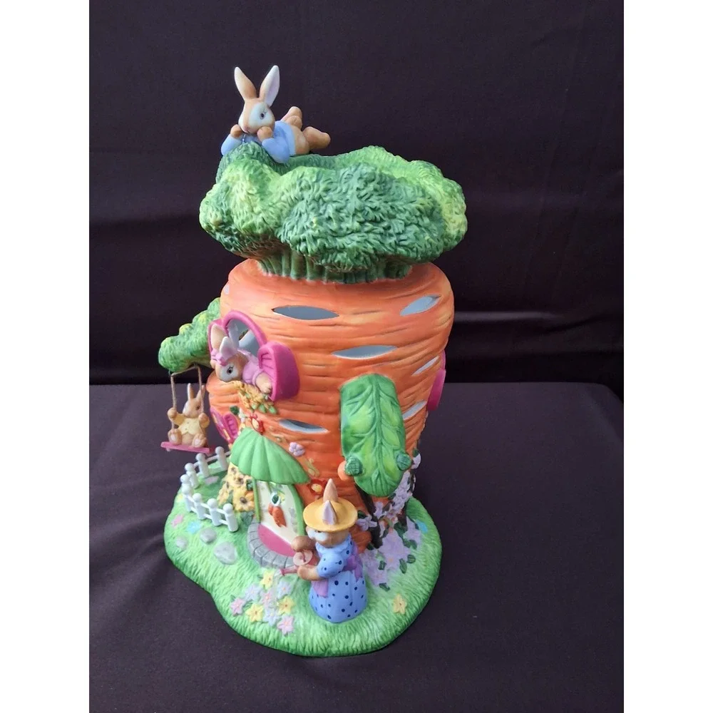 PartyLite Carrot House Tealight Candle Holder. Retired NEW Open Box! - Picture 4 of 13